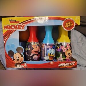 Disney Mickey Mouse and Friends Bowling Set - Red, Blue, Yellow